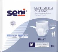 Впи­ты­ва­ю­щие тру­си­ки для взрос­лых Seni Pants Classic Medium 10 шт
