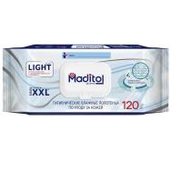 Влажные полотенца Maditol Light 120шт
