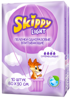Пеленки впитывающие Skippy Light 60x90см, 10 шт