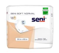 Пеленки одноразовые впитывающие Seni Normal Soft 90х60см, 30 шт