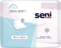 Пеленки одноразовые впитывающие Seni Soft 60х60см, 30 шт
