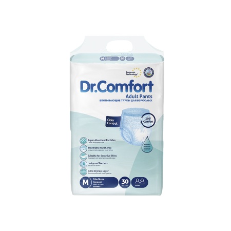 Трусики впитывающие Dr.Comfort Adult Pants Medium 30 шт.