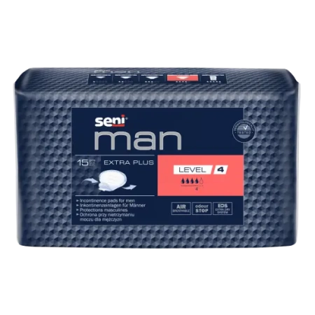 Вкладыши урологические для мужчин Seni MAN EXTRA PLUS LEVEL 4 15 шт