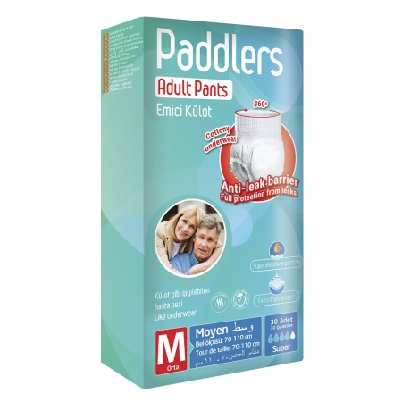 Трусики впитывающие для взрослых PADDLERS Adult Pants Medium 30 шт.