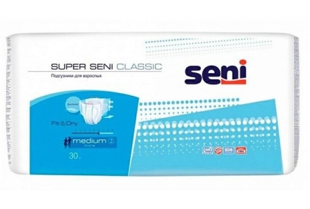 Подгузники для взрослых Seni Super Classic  Medium 30 шт.