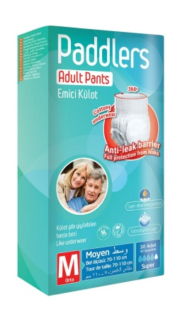Трусики впитывающие для взрослых PADDLERS Adult Pants Medium 30 шт.