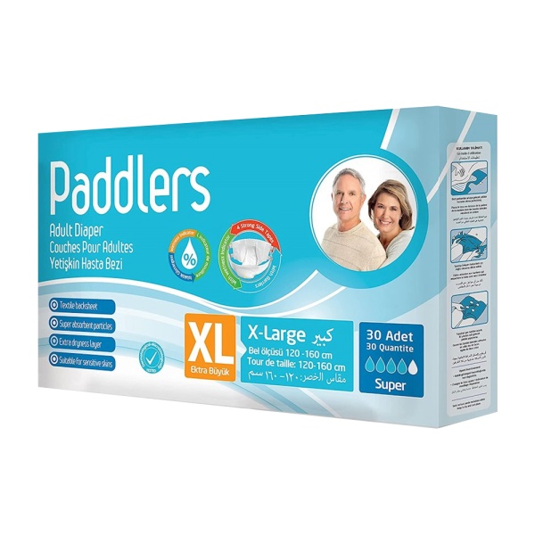 Подгузники для взрослых Paddlers Jumbo Pack Extra Large 30 шт.