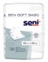 Пеленки одноразовые впитывающие Seni Basic Soft 60х60см, 30 шт