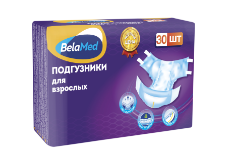 Подгузники для взрослых Belamed Standart Extra Large 30 шт