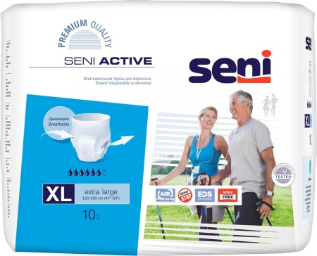 Впитывающие трусики для взрослых Seni Active Extra Large 10 шт.
