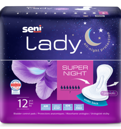 Урологические прокладки Seni Lady Super Night, 12 шт