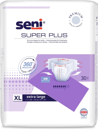 Подгузники для взрослых Seni Super Plus Extra Large 30 шт.